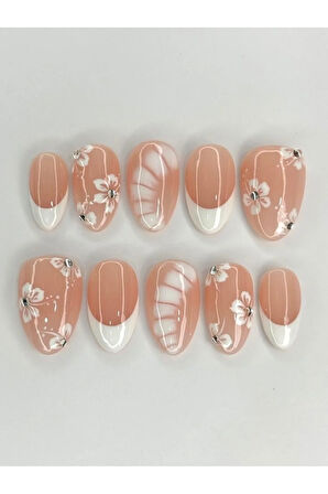 12'li Hazır Takma Tırnak (Yanında Bant Yapıştırıcı ile Birlikte)