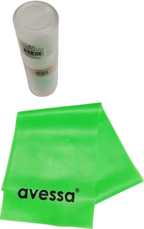 Özel Seri Form Spor Bandı Egzersiz PB-40 Tüpte Plates Lastiği Yeşil 40 mm