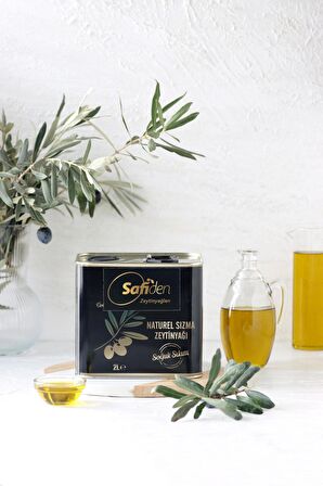 Safiden Erken Hasat Natürel Sızma Zeytinyağı 2 lt