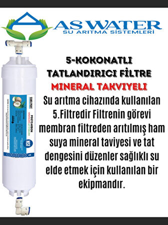 İhlas Aura Cebilon Silver-Platinium-Plus  Su Arıtma Cihazı Uyumlu INLINE 5li Filtre Set