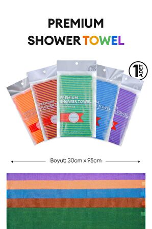 Yumuşak Dokuya Sahip, Rahat Kullanıma Uygun, Uzun Banyo Lifi MISSHA Premium Shower Towel