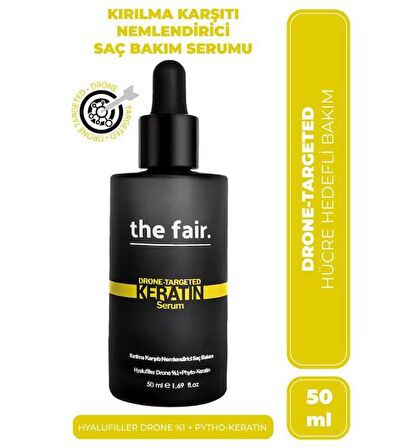 the fair. Drone-targeted Keratin Kırılma Karşıtı Vegan Saç Serum %1 Hyalufiller Drone Keratin 50 ml