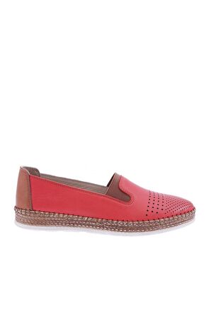 DGN P37-22Y KADIN LAZERLİ SOFT ANATOMIC FOOTWEAR DERİ AYAKKABI