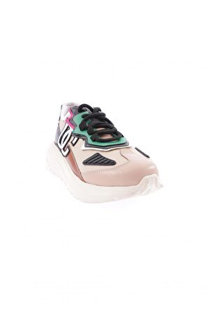 DGN ES7005-22Y KADIN BAĞCIKLI KALIN TABAN SNEAKERS AYAKKABI