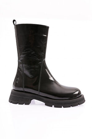 Dgn 21551-22K Kadın Fermuarli Uzun Bot