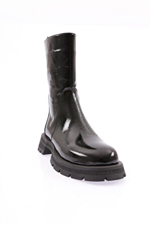 Dgn 21551-22K Kadın Fermuarli Uzun Bot