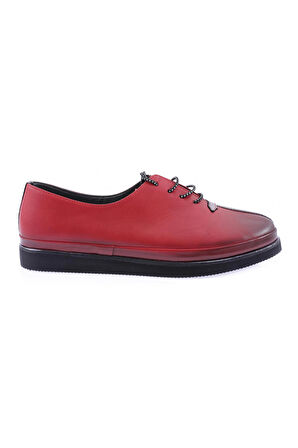 Dgn 095 Kadin Kalin Taban Bağcikli Comfort Ayakkabi