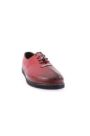 Dgn 095 Kadin Kalin Taban Bağcikli Comfort Ayakkabi