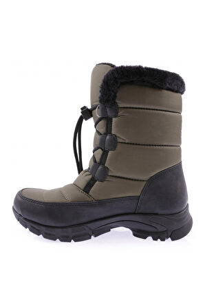 Dgn 1058 Kadın Kürklü Aksesuar Bağcikli Bot