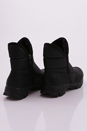 Dgn 1052 Kadın Kürklü Fermuarli Bot