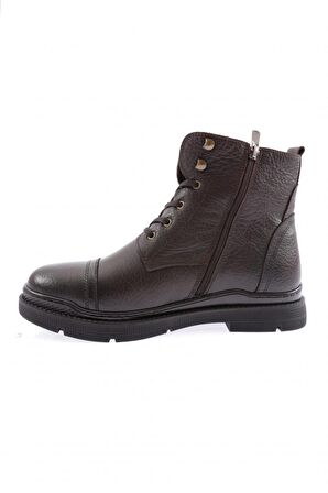 Dgn 2509-1 Erkek Bağcikli Fermuarli Sneakers Bot