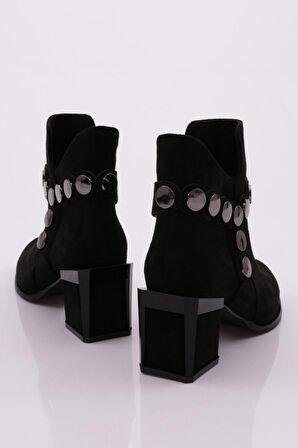 Dgn 810-22K Kadın Toka Detayli Topuklu Bot