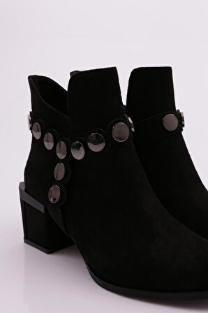 Dgn 810-22K Kadın Toka Detayli Topuklu Bot