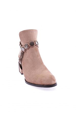 Dgn 810-22K Kadın Toka Detayli Topuklu Bot