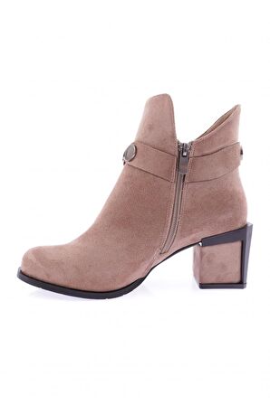 Dgn 810-22K Kadın Toka Detayli Topuklu Bot