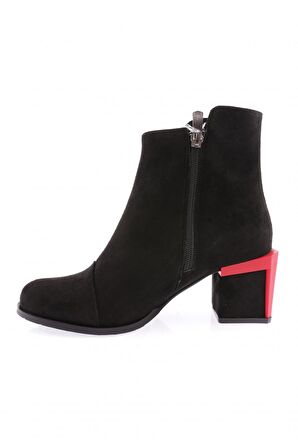 Dgn 725-22K Kadın Aksesuar Detayli Topuklu Bot