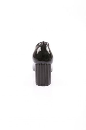 Dgn K112 Kadin Sivri Burun Silver Taşli Tokali Topuklu Ayakkabi