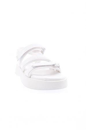 Dgn 4830-22Y Kadin Cirt  Bantli Kalin Taban Sandalet