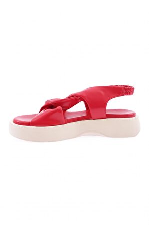 Dgn 4848-22Y Kadın Kalin Bantli Sandalet