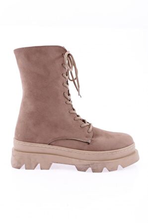 Dgn 744-22K Kadın Bağcikli Fermuarli Bot