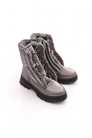 Dgn 008-22K Kadin Ön Tüylü Bağcikli Yan Femuarli Paraşüt Bot