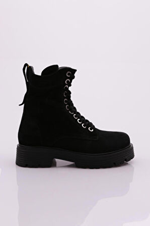 Dgn 22564-22K Kadın Kalin Taban Bağcikli Bot