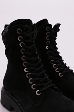 Dgn 22564-22K Kadın Kalin Taban Bağcikli Bot