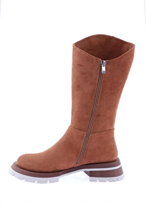 Dgn 4005 Kadin Yandan Fermuarli Uzun Bot