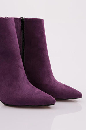 Dgn 5711-424 Topuğu Taşli Kadın Kadeh Topuklu Bot