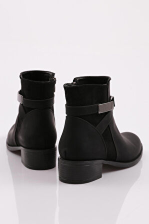 Dgn 504-190-22K Çapraz Tokali  Kadın Kisa  Bot