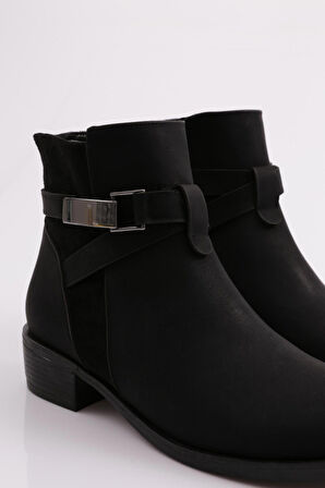 Dgn 504-190-22K Çapraz Tokali  Kadın Kisa  Bot