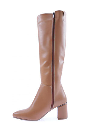Dgn 114-2164-22K Kadın Topuklu Çizme