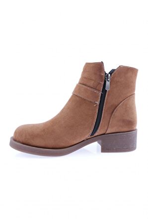 Dgn 4004-2164-22K Kadın Kemerli Topuklu Bot