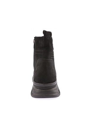 Dgn 98-02 22K Kadın Önden Bağcikli Dikiş Detayli Fermuarli Bot