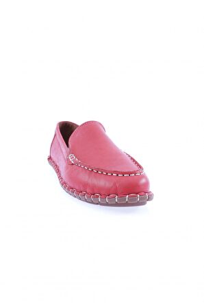 Dgn 603-23Y Kadın Dikiş Detayli Loafer Ayakkabi