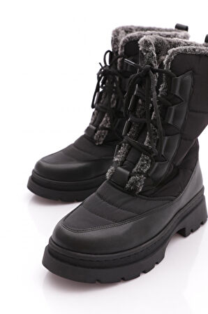 Dgn 009-22K Kadin Kürklü Bağcikli Yan Paraşüt Bot