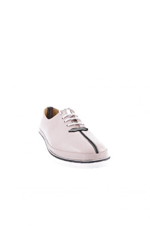 Dgn 095 Kadin Kalin Taban Bağcikli Comfort Ayakkabi