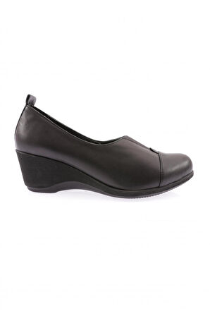 Dgn 2331 Kadin Lastik Detayli Dolgu Taban Comfort Ayakkabi