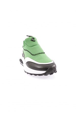 Dgn 026-22K Kadın Kalin Taban Metal Aksesuarli Sneakers Ayakkabi