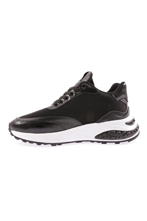 Dgn 022-22K Kadın Kalin Taban Metal Aksesuarli Bağcikli Sneakers Ayakkabi