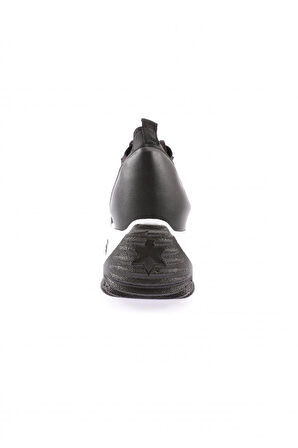 Dgn Z3 23Y Kadın Mega Kalin Taban Silver Taşli Sneakers Ayakkabi