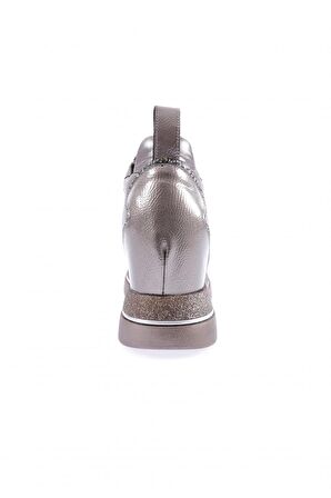 Dgn 1062-23Y Kadın Mega Kalin Taban Silver Taşli Sneakers Ayakkabi