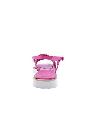 Dgn 515-23Y Kadın Kare Tokali Sandalet