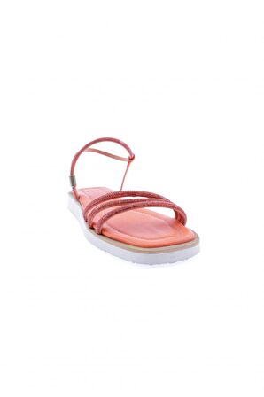Dgn 536-23Y Kadın Sirali Silver Taşli Sandalet