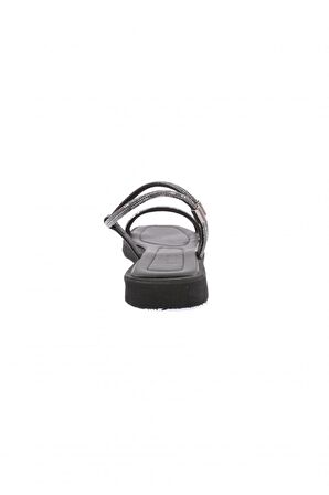 Dgn 536-23Y Kadın Sirali Silver Taşli Sandalet