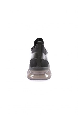 Dgn 104-23Y Kadın Strech Detayli Silver Taş Bantli Sneakers Ayakkabi