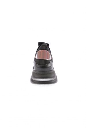 Dgn 222-23Y Kadin Strech Detayli Kristal Taşli Sneakers Ayakkabi
