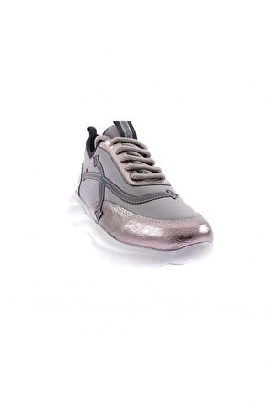 Dgn 211-23Y Kadin Kalin Taban Bağcikli Sneakers Ayakkabi