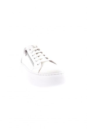 Dgn 875-23Y Kadın Bağcikli Yanlari Fermuarli Sneaker Ayakkabi