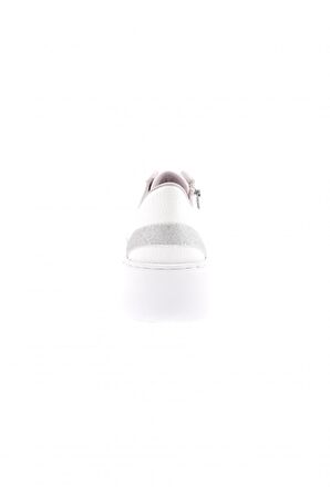 Dgn 875-23Y Kadın Bağcikli Yanlari Fermuarli Sneaker Ayakkabi